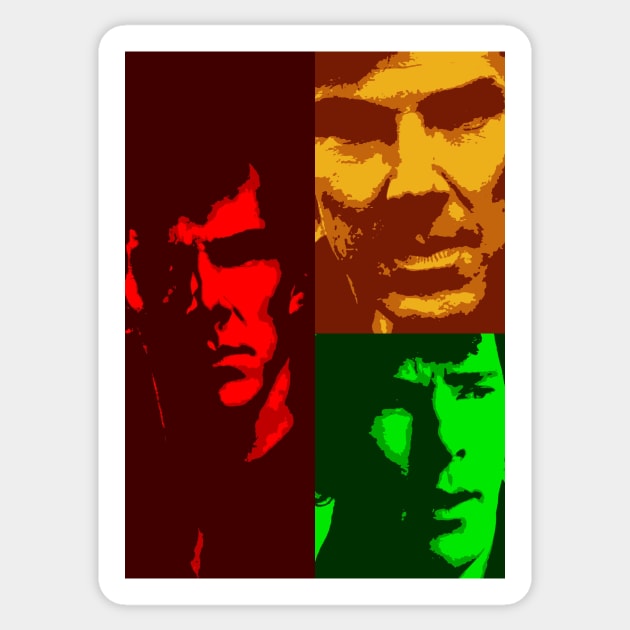 Benedict Cumberbatch (pop art) Sticker by d1a2n3i4l5